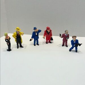 Dick Tracy Action Figures Set (6 characters)